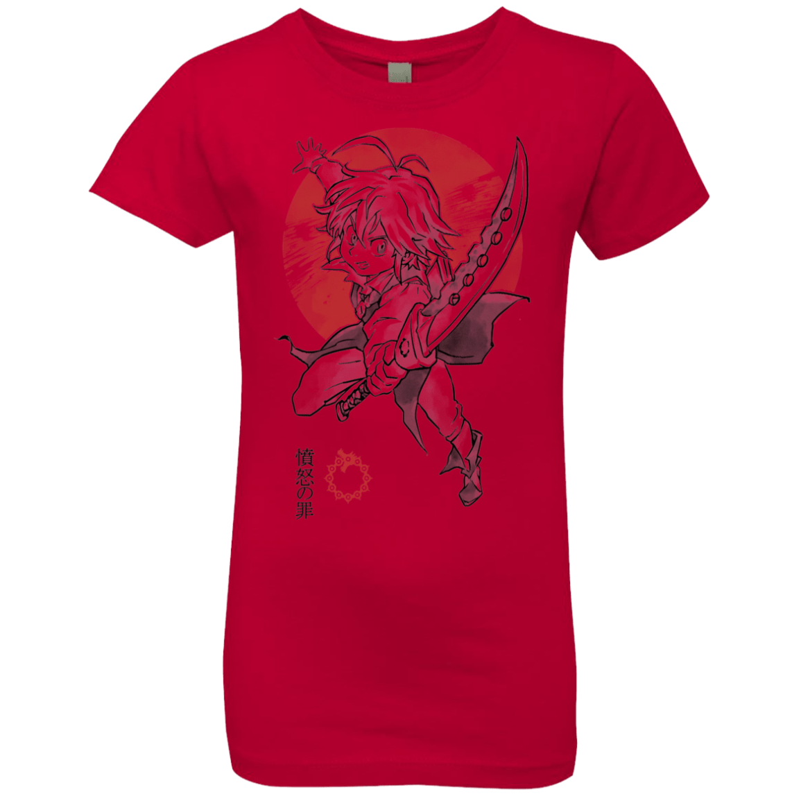 T-Shirts Red / YXS Dragon Wrath Girls Premium T-Shirt
