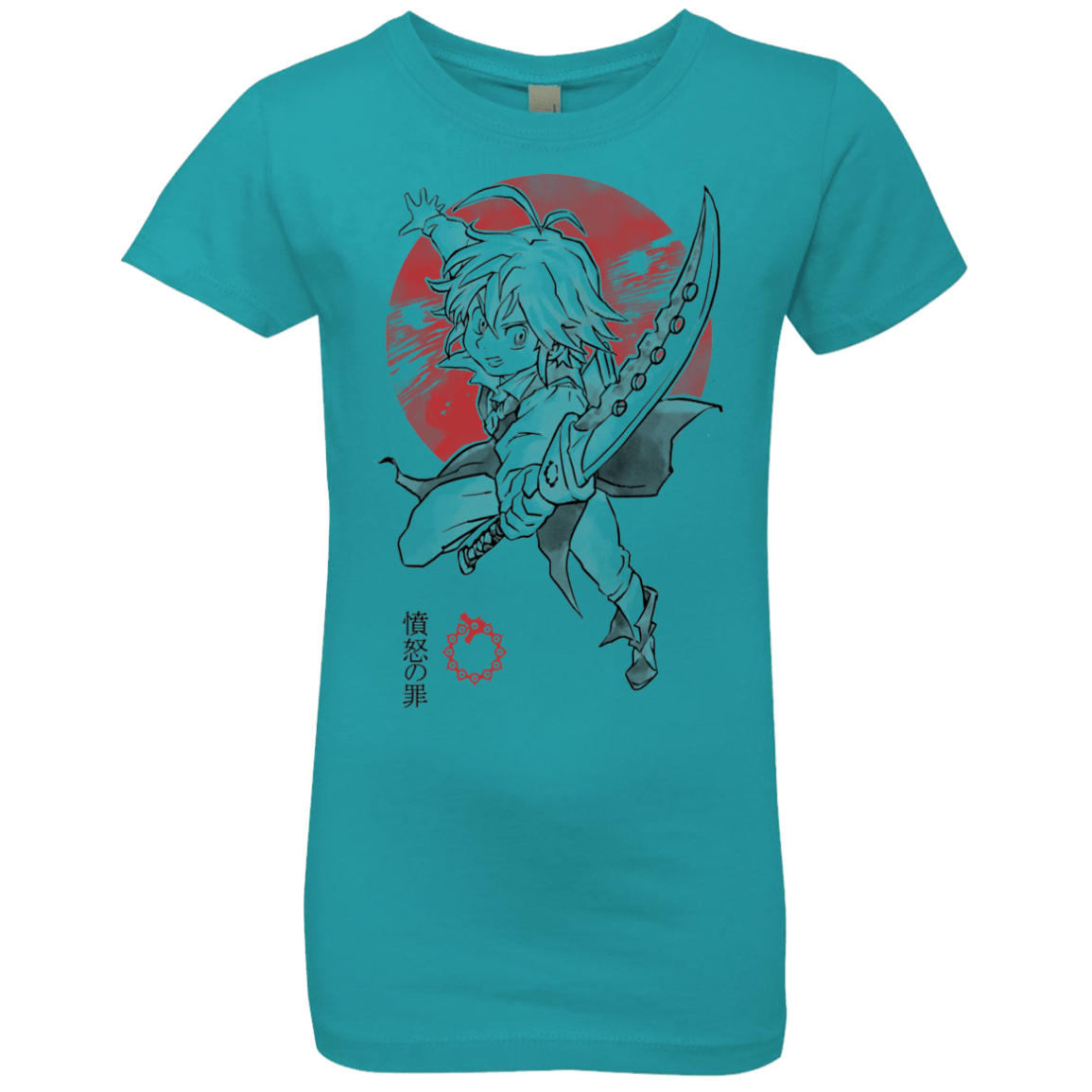 T-Shirts Tahiti Blue / YXS Dragon Wrath Girls Premium T-Shirt