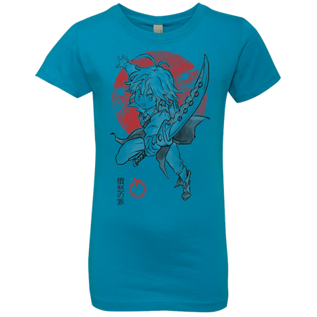 T-Shirts Turquoise / YXS Dragon Wrath Girls Premium T-Shirt