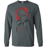 T-Shirts Dark Heather / S Dragon Wrath Men's Long Sleeve T-Shirt