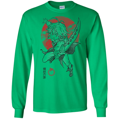 T-Shirts Irish Green / S Dragon Wrath Men's Long Sleeve T-Shirt