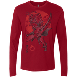 T-Shirts Cardinal / S Dragon Wrath Men's Premium Long Sleeve