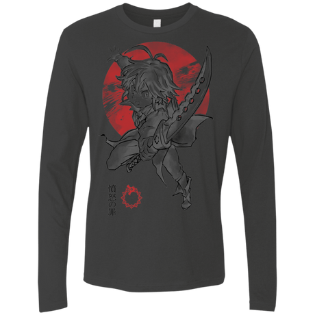 T-Shirts Heavy Metal / S Dragon Wrath Men's Premium Long Sleeve