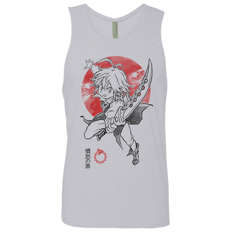 T-Shirts Heather Grey / S Dragon Wrath Men's Premium Tank Top