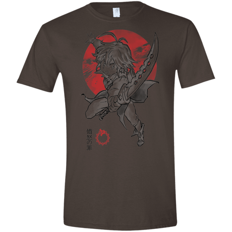 T-Shirts Dark Chocolate / S Dragon Wrath Men's Semi-Fitted Softstyle