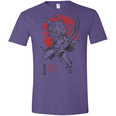 T-Shirts Heather Purple / S Dragon Wrath Men's Semi-Fitted Softstyle