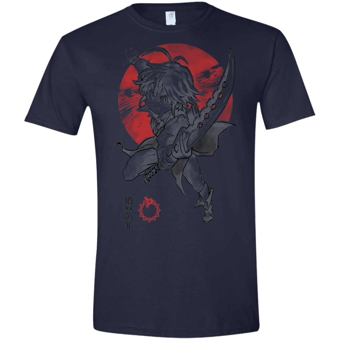 T-Shirts Navy / X-Small Dragon Wrath Men's Semi-Fitted Softstyle