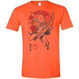 T-Shirts Orange / S Dragon Wrath Men's Semi-Fitted Softstyle