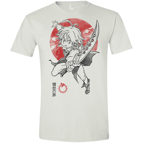 T-Shirts White / X-Small Dragon Wrath Men's Semi-Fitted Softstyle