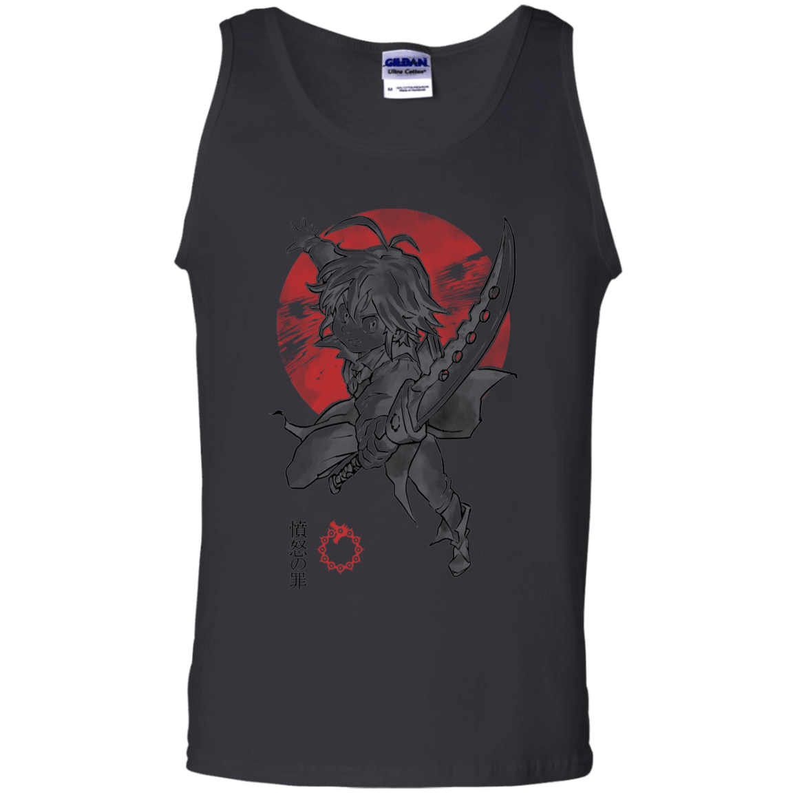 T-Shirts Black / S Dragon Wrath Men's Tank Top