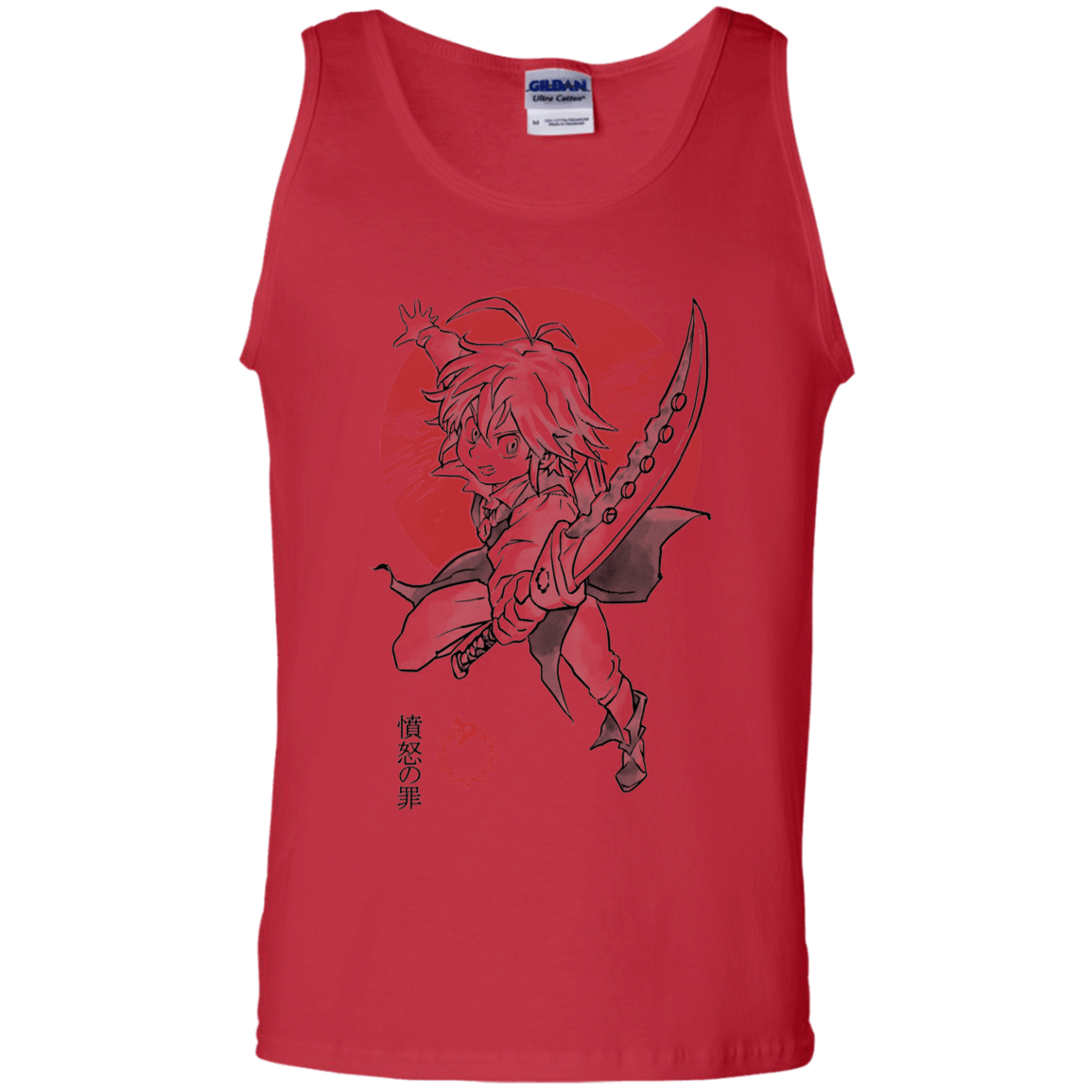 T-Shirts Red / S Dragon Wrath Men's Tank Top
