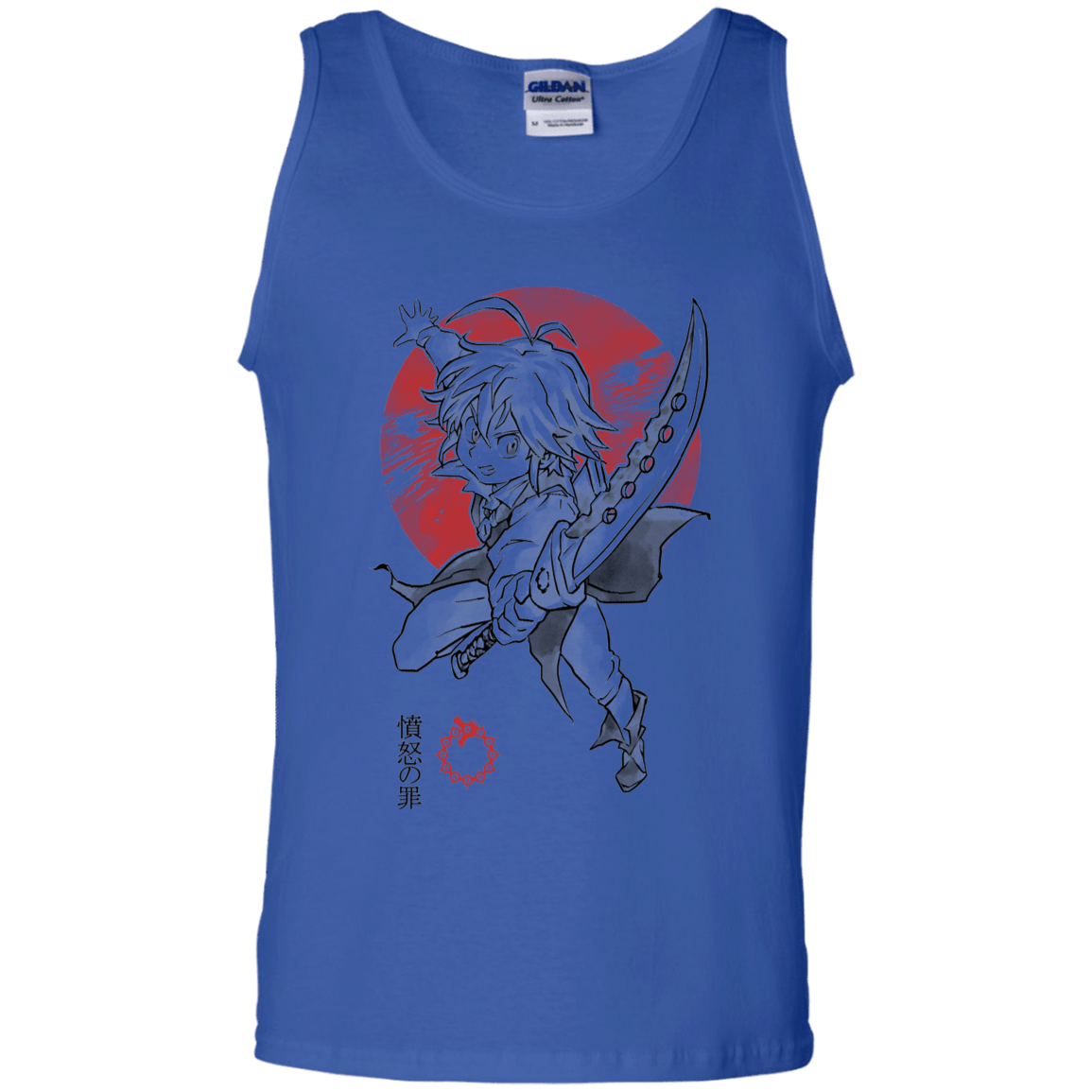 T-Shirts Royal / S Dragon Wrath Men's Tank Top