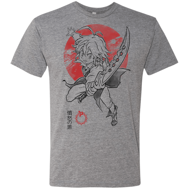 T-Shirts Premium Heather / S Dragon Wrath Men's Triblend T-Shirt