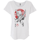 T-Shirts Heather White / X-Small Dragon Wrath Triblend Dolman Sleeve