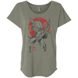 T-Shirts Venetian Grey / X-Small Dragon Wrath Triblend Dolman Sleeve