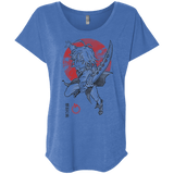 T-Shirts Vintage Royal / X-Small Dragon Wrath Triblend Dolman Sleeve