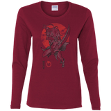 T-Shirts Cardinal / S Dragon Wrath Women's Long Sleeve T-Shirt
