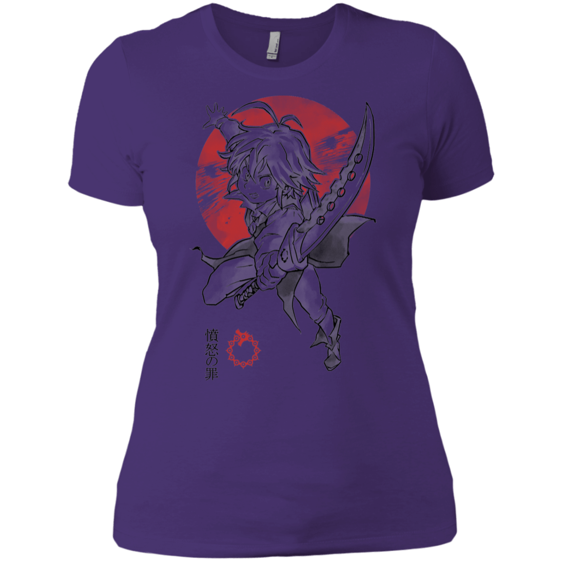 T-Shirts Purple Rush/ / X-Small Dragon Wrath Women's Premium T-Shirt