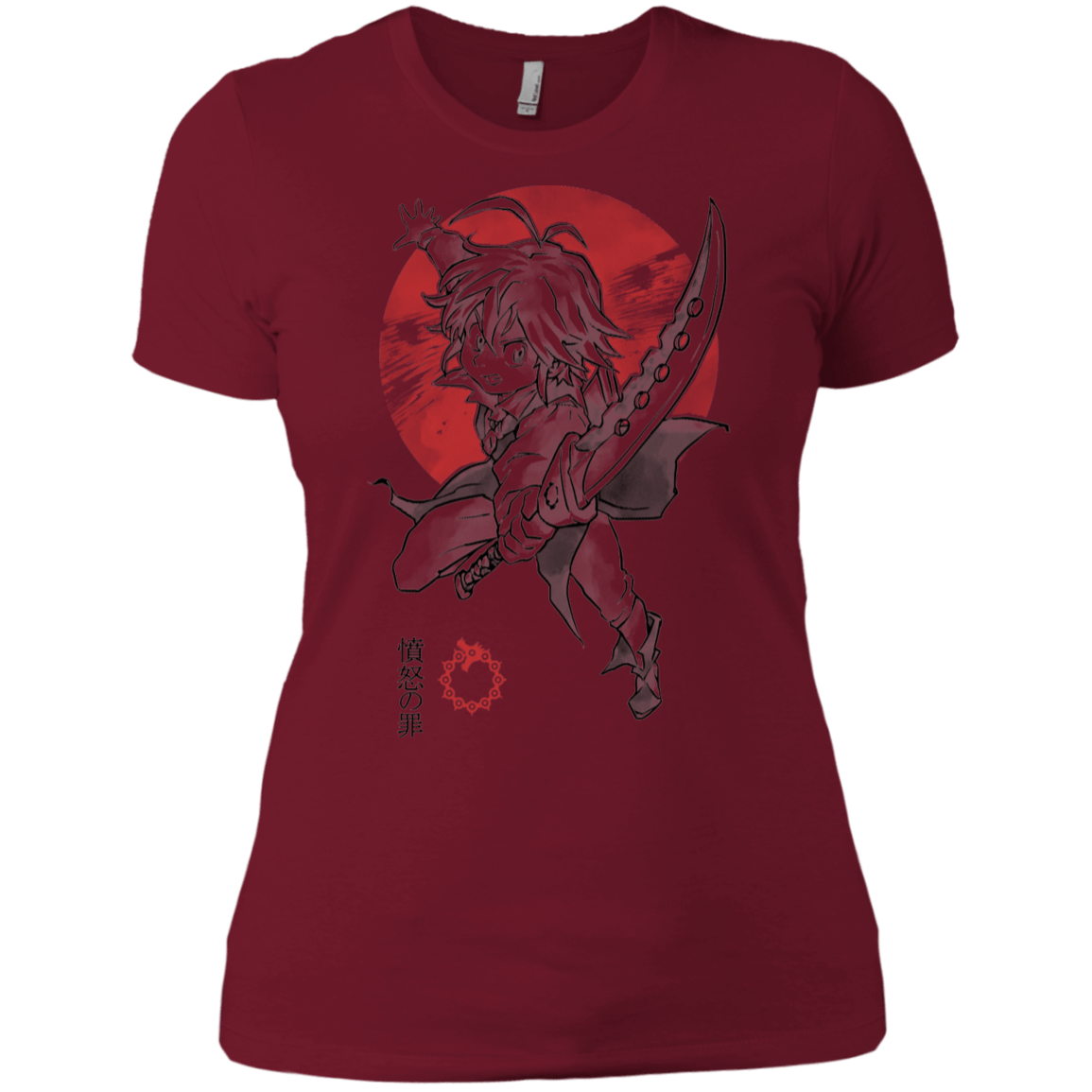 T-Shirts Scarlet / X-Small Dragon Wrath Women's Premium T-Shirt