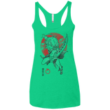 T-Shirts Envy / X-Small Dragon Wrath Women's Triblend Racerback Tank