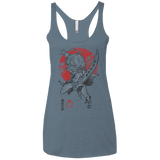 T-Shirts Indigo / X-Small Dragon Wrath Women's Triblend Racerback Tank
