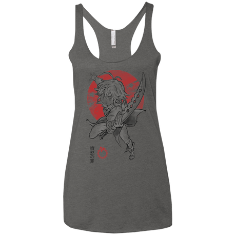 T-Shirts Premium Heather / X-Small Dragon Wrath Women's Triblend Racerback Tank