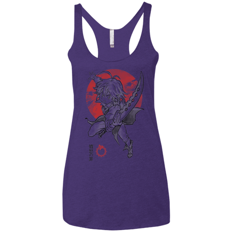 T-Shirts Purple Rush / X-Small Dragon Wrath Women's Triblend Racerback Tank