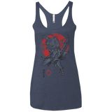 T-Shirts Vintage Navy / X-Small Dragon Wrath Women's Triblend Racerback Tank