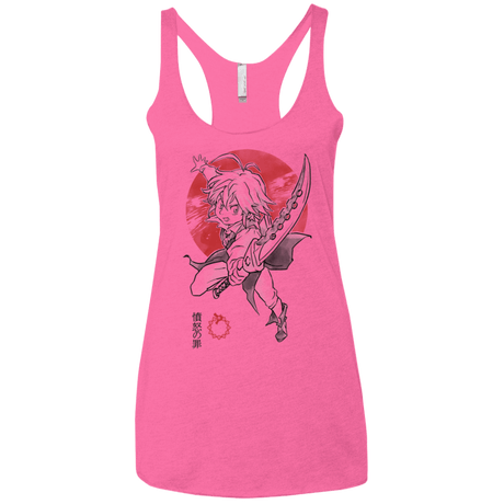 T-Shirts Vintage Pink / X-Small Dragon Wrath Women's Triblend Racerback Tank