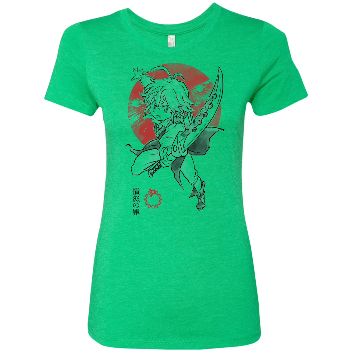 T-Shirts Envy / S Dragon Wrath Women's Triblend T-Shirt