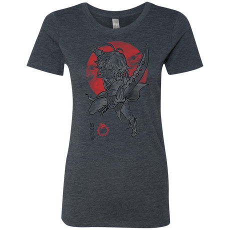 T-Shirts Vintage Navy / S Dragon Wrath Women's Triblend T-Shirt