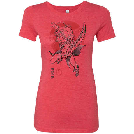 T-Shirts Vintage Red / S Dragon Wrath Women's Triblend T-Shirt
