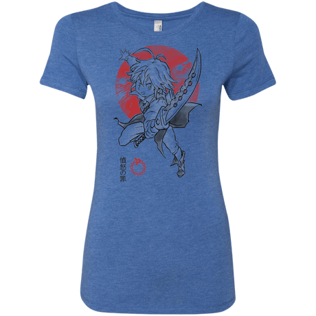 T-Shirts Vintage Royal / S Dragon Wrath Women's Triblend T-Shirt