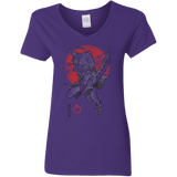 T-Shirts Purple / S Dragon Wrath Women's V-Neck T-Shirt