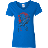 T-Shirts Royal / S Dragon Wrath Women's V-Neck T-Shirt