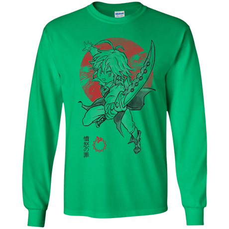 T-Shirts Irish Green / YS Dragon Wrath Youth Long Sleeve T-Shirt
