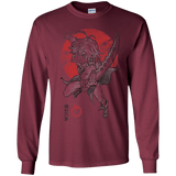 T-Shirts Maroon / YS Dragon Wrath Youth Long Sleeve T-Shirt