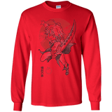 T-Shirts Red / YS Dragon Wrath Youth Long Sleeve T-Shirt
