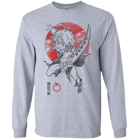 T-Shirts Sport Grey / YS Dragon Wrath Youth Long Sleeve T-Shirt