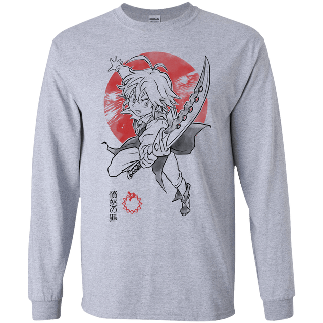 T-Shirts Sport Grey / YS Dragon Wrath Youth Long Sleeve T-Shirt