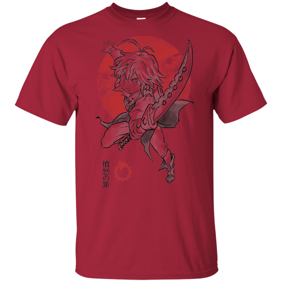 T-Shirts Cardinal / YXS Dragon Wrath Youth T-Shirt