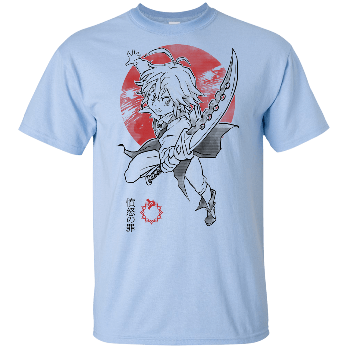 T-Shirts Light Blue / YXS Dragon Wrath Youth T-Shirt