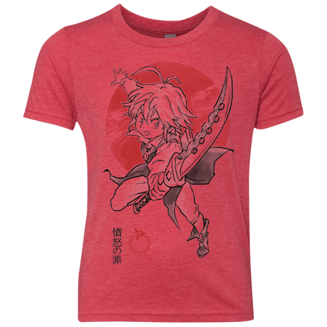 T-Shirts Vintage Red / YXS Dragon Wrath Youth Triblend T-Shirt