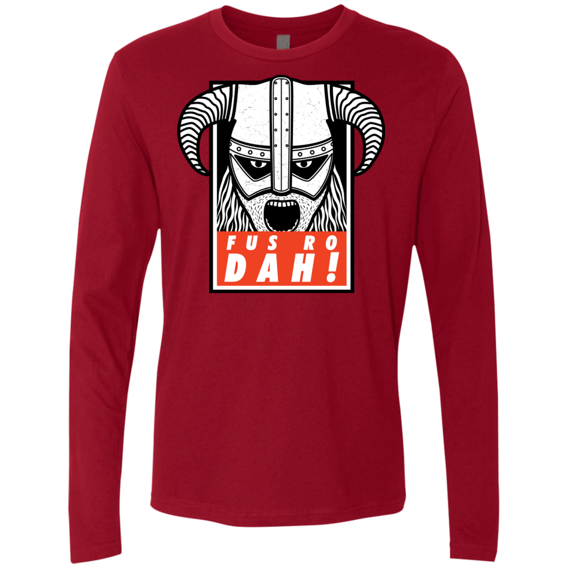 T-Shirts Cardinal / Small Dragonborn Men's Premium Long Sleeve