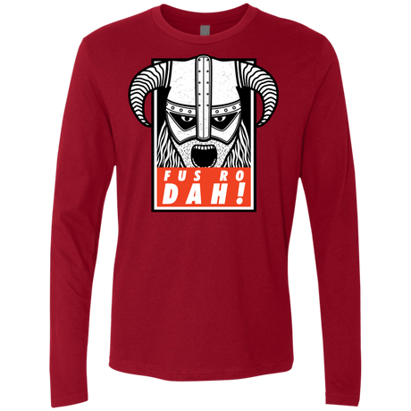 T-Shirts Cardinal / Small Dragonborn Men's Premium Long Sleeve