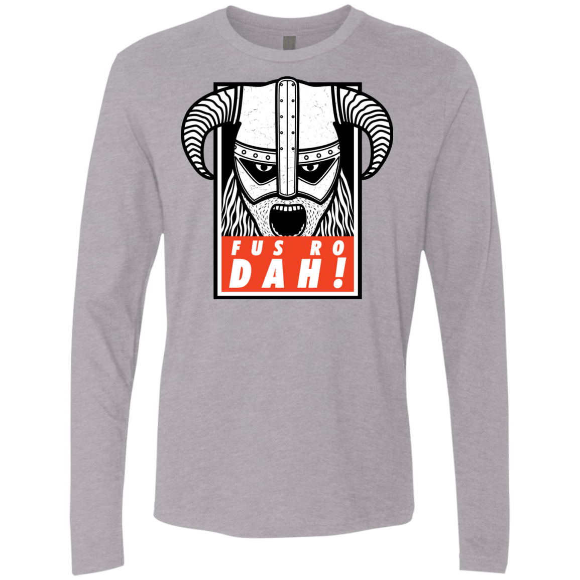 T-Shirts Heather Grey / Small Dragonborn Men's Premium Long Sleeve
