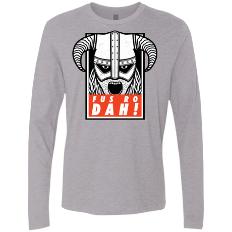 T-Shirts Heather Grey / Small Dragonborn Men's Premium Long Sleeve