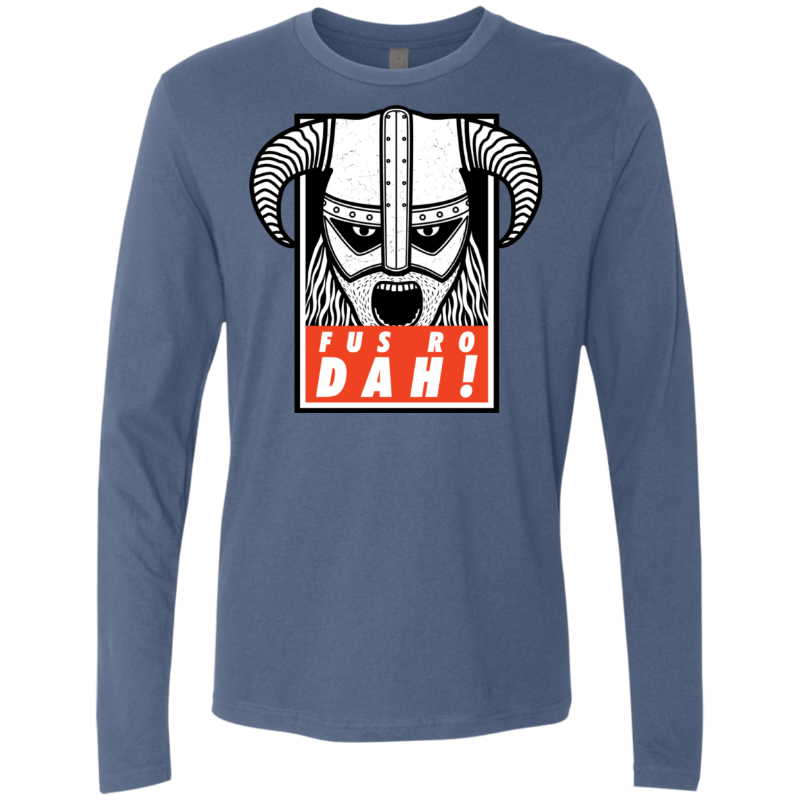 T-Shirts Indigo / Small Dragonborn Men's Premium Long Sleeve