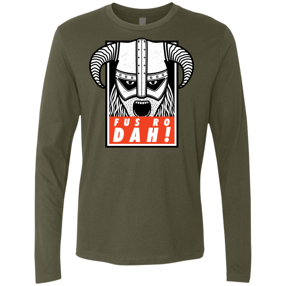 T-Shirts Military Green / Small Dragonborn Men's Premium Long Sleeve