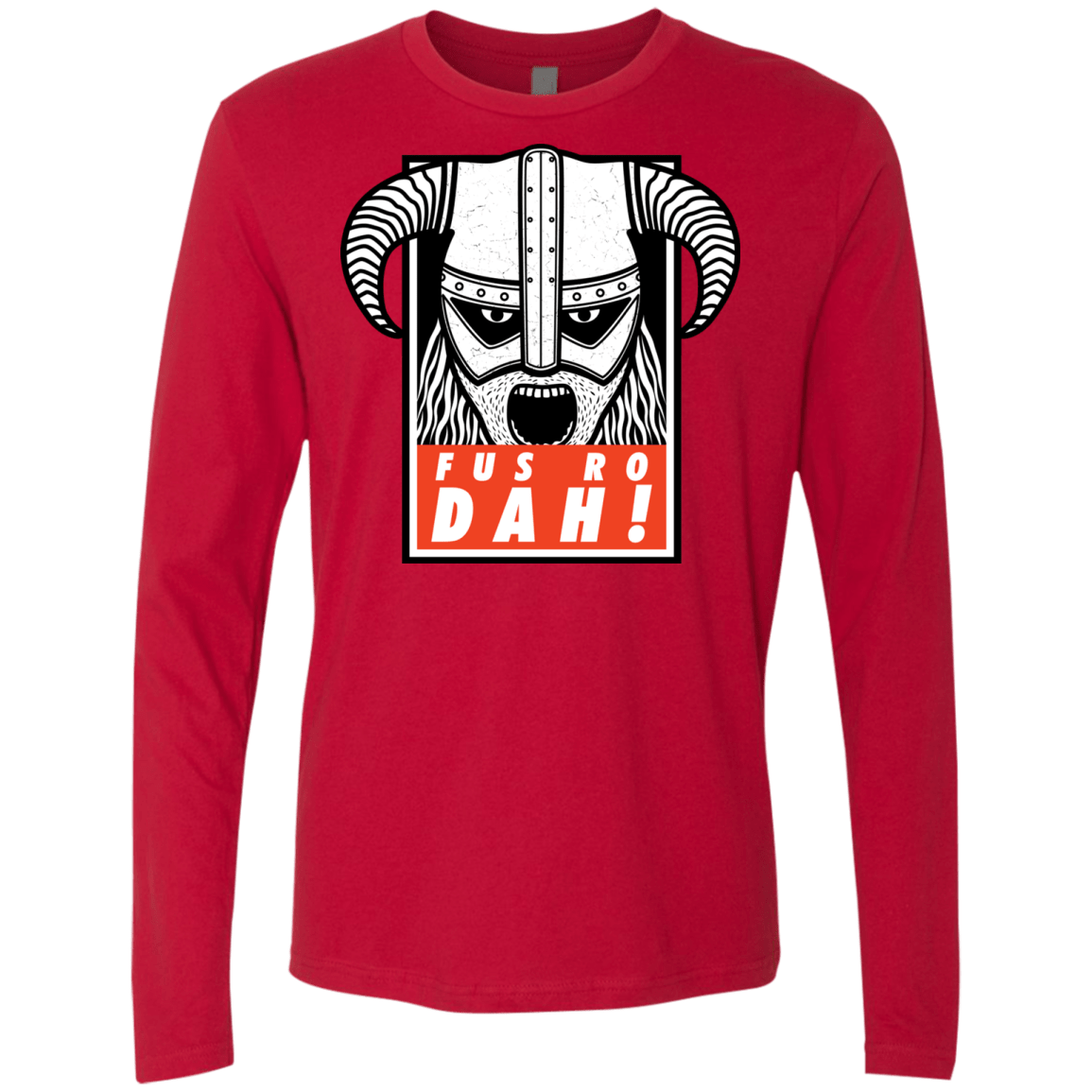 T-Shirts Red / Small Dragonborn Men's Premium Long Sleeve